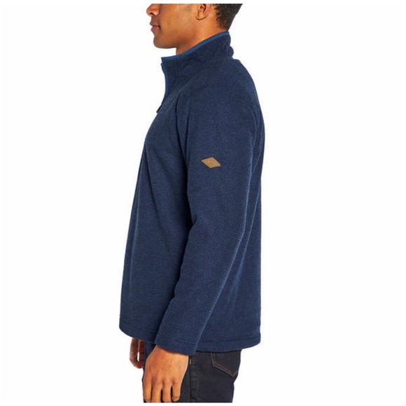 Orvis Sweaters Orvis Mens Fleece Lined Quarter Zip Pullover Navy